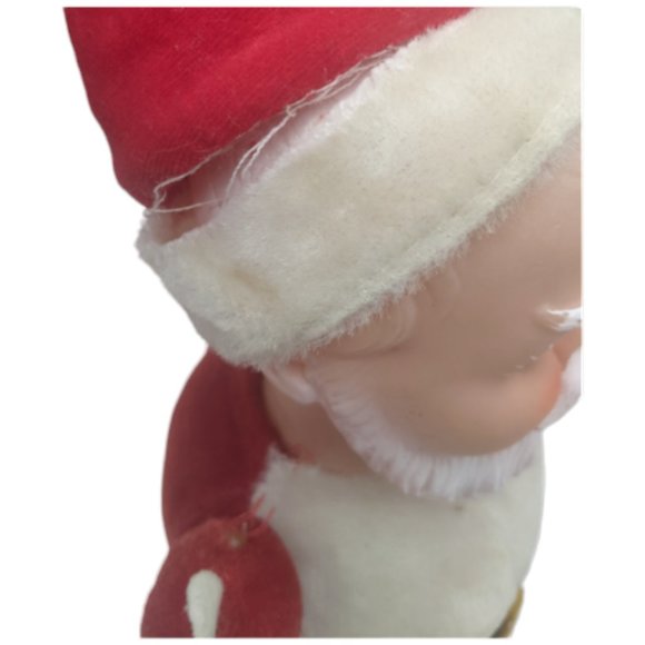 Gund Roly Poly Santa Rubber Face Gunderful Creation Musical Chime Doll Japan Vtg - Picture 2 of 16